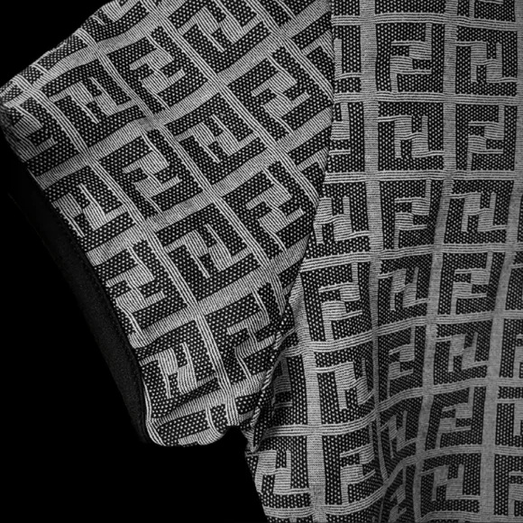 Fendi Zucca Black/Gray Shirt - Picture 7 of 12